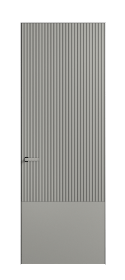 Дверь межкомнатная Вельвет 8203 Матовый нейтральный серый. Скрытый короб Черный Цена 71470 . Фабрика дверей Волховец 8 (800) 551 43 19 Межкомнатная дверь Вельвет 8203 Матовый нейтральный серый. Цена 71470 | Volhovec