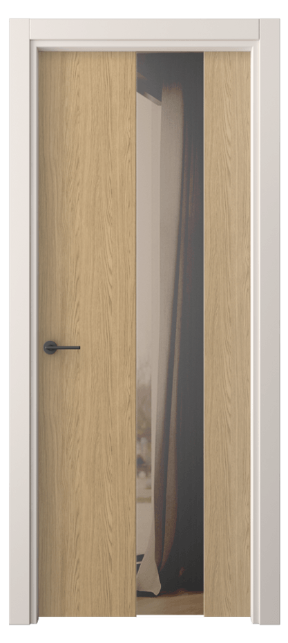 Межкомнатная дверь Фридом 4226 Жемчужный дуб Двустороннее бронзовое зеркало, триплекс Цена 36539 ₽ | Volhovec