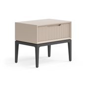 Тумба прикроватная Velvet 1 ящик Матовый бисквитный