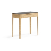 Консоль Piega 1 ящик дуб соломенный матовый