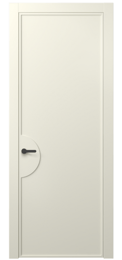 Дверь межкомнатная АКП 8604 ММБ. Цвет Матовый молочно-белый. Материал Гладкая эмаль. Коллекция Фрэйм. Картинка.