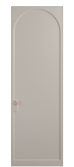 Дверь межкомнатная 7503 МСБЖ. Цвет Матовый светло-бежевый. Материал Гладкая эмаль. Коллекция Софтформ. Картинка.