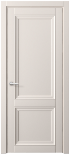 Дверь межкомнатная 2523 ПЭТБ. Цвет ПЭТ тёплый-белый. Материал ПЭТ. Коллекция Центро. Картинка.