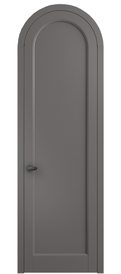 Дверь межкомнатная 6813 МКЛС. Цвет Матовый классический серый. Материал Гладкая эмаль. Коллекция Palazzo. Картинка.