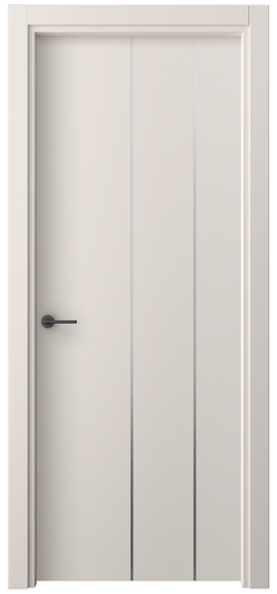 Дверь межкомнатная 4205 ПЭТБ. Цвет ПЭТ тёплый-белый. Материал ПЭТ. Коллекция Фридом. Картинка.
