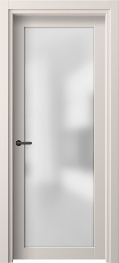 Дверь межкомнатная 2102 ПЭТБ САТ. Цвет ПЭТ тёплый-белый. Материал ПЭТ. Коллекция Neo. Картинка.