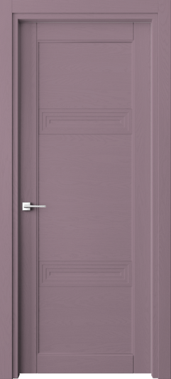 Дверь межкомнатная 6111 Пастельно-фиолетовый RAL 4009. Цвет RAL Пастельно-фиолетовый RAL 4009. Материал Массив дуба эмаль. Коллекция Эго. Картинка.