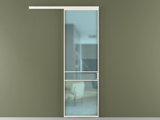 Перегородка Формато вдоль стены 1 створка