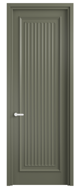 Дверь межкомнатная 6701 МОТ. Цвет Матовый оливковый тёмный. Материал Гладкая эмаль. Коллекция Шарм. Картинка.